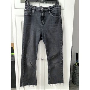 BDG High Rise Kick Flare Cropped Jeans